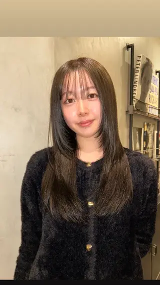 ロング カラー タナカ カナ🫧のヘアスタイル
