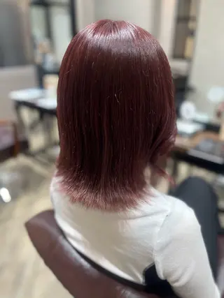 ミディアム カラー 🫧ぷる艶カラー🫧 Yuubi🦩のヘアスタイル