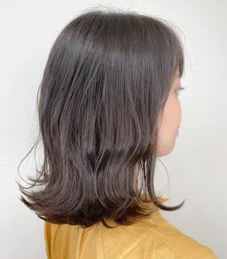 ミディアム カラー 【透明感、艶髪】西村 有司のヘアスタイル
