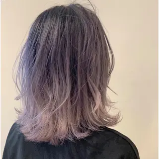 ミディアム カラー 山﨑 大暉【ダブルカラー】のヘアスタイル