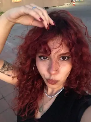 ミディアム カラー パーマ 吉田一輝 外国人パーマのヘアスタイル