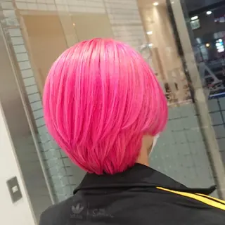 ショート カラー あらげ 🌈推しカラー🌈ᵕのヘアスタイル