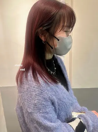 ミディアム カラー 暖色カラー/レイヤー 🌙 オノユリカのヘアスタイル