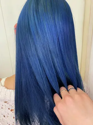 セミロング カラー 縮毛矯正×髪質改善 店長　DAITOのヘアスタイル