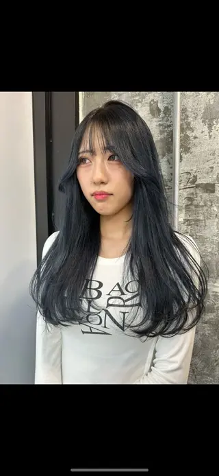 ロング カラー 【pia】 江田岳斗のヘアスタイル
