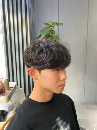 パーマ メンズ 和 ／韓国メンズスタイルのヘアスタイル