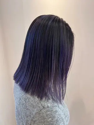 ミディアム カラー 篠原 海のヘアスタイル