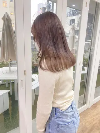 カラー 🌷柔らかクリーミー 🤍kirari🌷のヘアスタイル