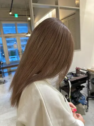 カラー ✂︎ 艶カラー /透明感カラーのヘアスタイル