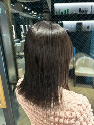 ミディアム 山中 あるのヘアスタイル