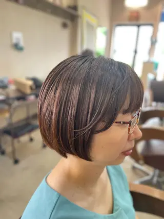 ショート カラー/フリーランス 鈴木 亜紀子のヘアスタイル