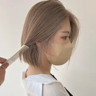 ショート カラー ヨシモトリョウ 髪質改善/美髪のヘアスタイル