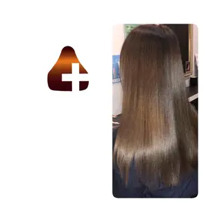 ロング カラー 髪の病院  ルーミールームのヘアスタイル