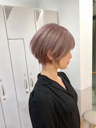 ショート 🤍ショートボブ 🤍NANAMI🤍のヘアスタイル