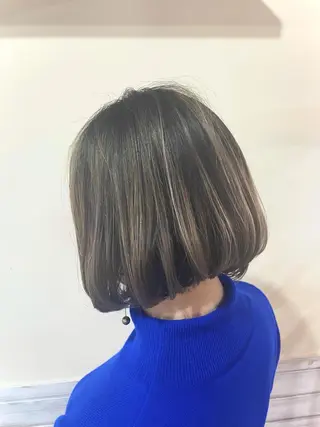 ミディアム カラー ヘアアレンジ 石山涼太 【monolith】のヘアスタイル