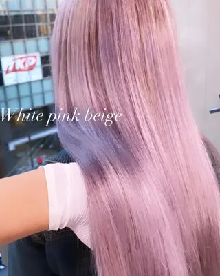 ロング カラー パーマ ヘアアレンジ メンズ キッズ ネイル マツエク・マツパ 韓国/トレンド レイヤー【101】のヘアスタイル