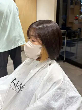 ショート 滑川 吏音のヘアスタイル