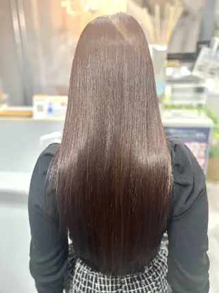 セミロング 韓国風/ハイトーン sherryのヘアスタイル