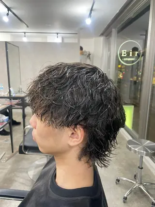 パーマ メンズ 岡田/メンズ特化/パ ーマ&ショートのプロのヘアスタイル