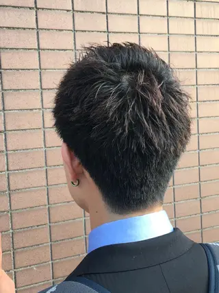 ショート メンズ 牧 颯斗のヘアスタイル