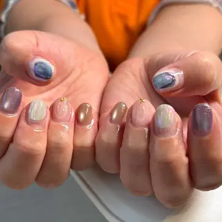 ネイル amuse ニュアンス/個性派のネイルデザイン