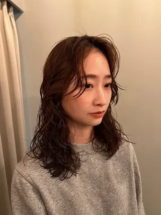 ミディアム 似合わせカット 🌿‬しゃらのヘアスタイル