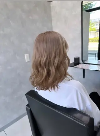 ミディアム カラー 山口 航輝のヘアスタイル