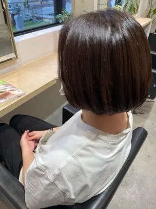 ショート カラー レイヤー♡ 石川優奈のヘアスタイル
