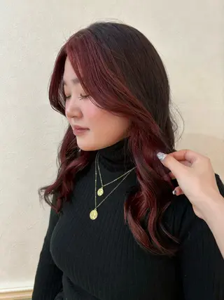 ロング 艶感暖色カラー🥀/ レイヤー / れいかのヘアスタイル