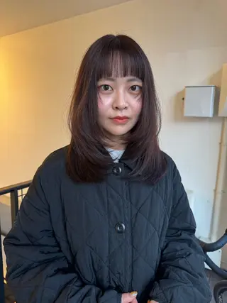 ミディアム aya/ブリーチ/ ボブ/ショートのヘアスタイル