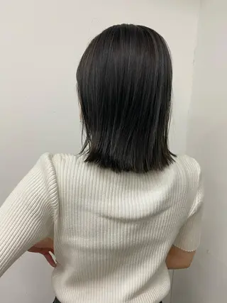 ミディアム カラー ニュアンスヘア🌔 nanakoのヘアスタイル