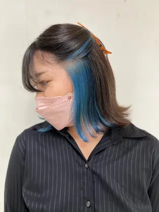 ミディアム カラー パーマ ヘアアレンジ メンズ キッズ ネイル マツエク・マツパ アイブロウ 🧡可愛い色落ち🧡 ハイトーン特化🧡のヘアスタイル