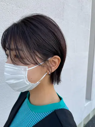 ショート 梶原 真帆のヘアスタイル