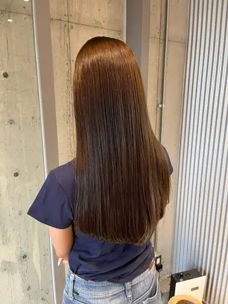 ロング カラー ヘアアレンジ ボブ×艶カラー 特化・リクト💥のヘアスタイル