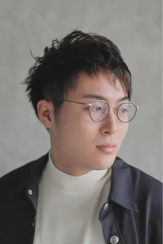 カラー メンズ 落合 優樹のヘアスタイル