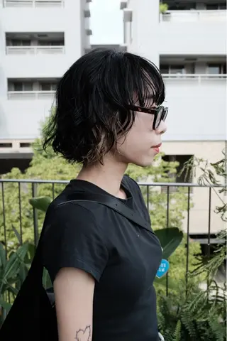 ショート パーマ 詩織/パーマ /代官山のヘアスタイル