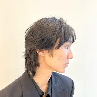 メンズ レイヤーカット/ 艶カラー🌙Rinoのヘアスタイル