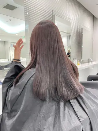 カラー 🫧モテる💗ダメー ジレスハイトーン🫧のヘアスタイル