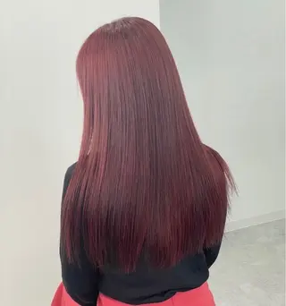 ロング カラー ヘアアレンジ 🫧モテる💗ダメー ジレスハイトーン🫧のヘアスタイル