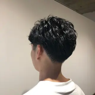 パーマ メンズ 田原 慎也のヘアスタイル