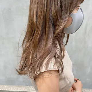 ロング カラー パーマ ヘアアレンジ インナーカラー/ KANAのヘアスタイル