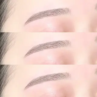 アイブロウ 束感まつげ/透明感眉 🎀 haru 🤍のマツエク・マツパデザイン