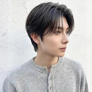 メンズ ショート SOURCE茨木/ ヘアケア/艶カラー✨のヘアスタイル