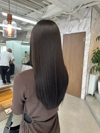 ロング カラー ハイトーン×似合わせ 🌱中川慎之介のヘアスタイル