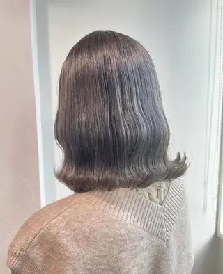 ロング カラー ウルフカットマスター みつきのヘアスタイル