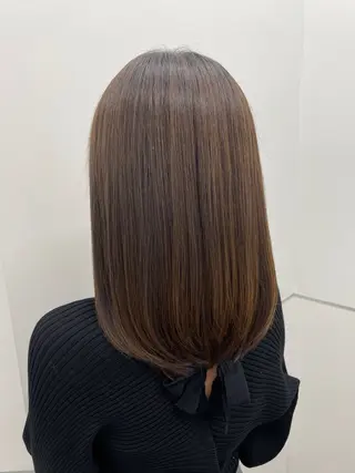 ミディアム ha ruのヘアスタイル