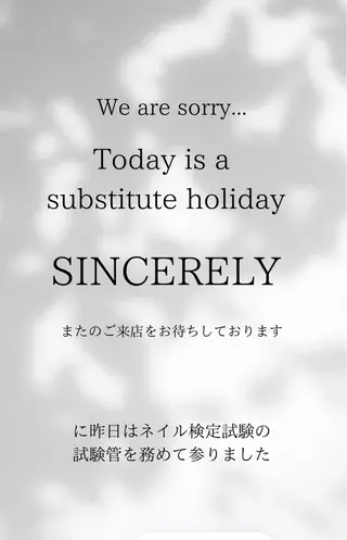 ネイル SINCERELY シンシアリー🌈のネイルデザイン