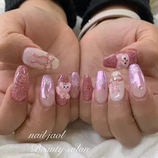 ロング ネイルJaol 池袋のネイルデザイン