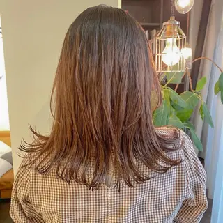 ミディアム 🌈ケアブリーチ🌈 おぐまなつきのヘアスタイル
