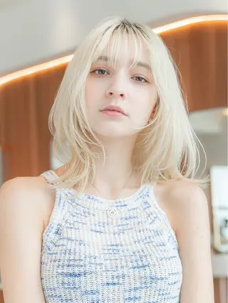 セミロング カラー 🉐レイヤー/塩見 弘樹🉐渋谷のヘアスタイル